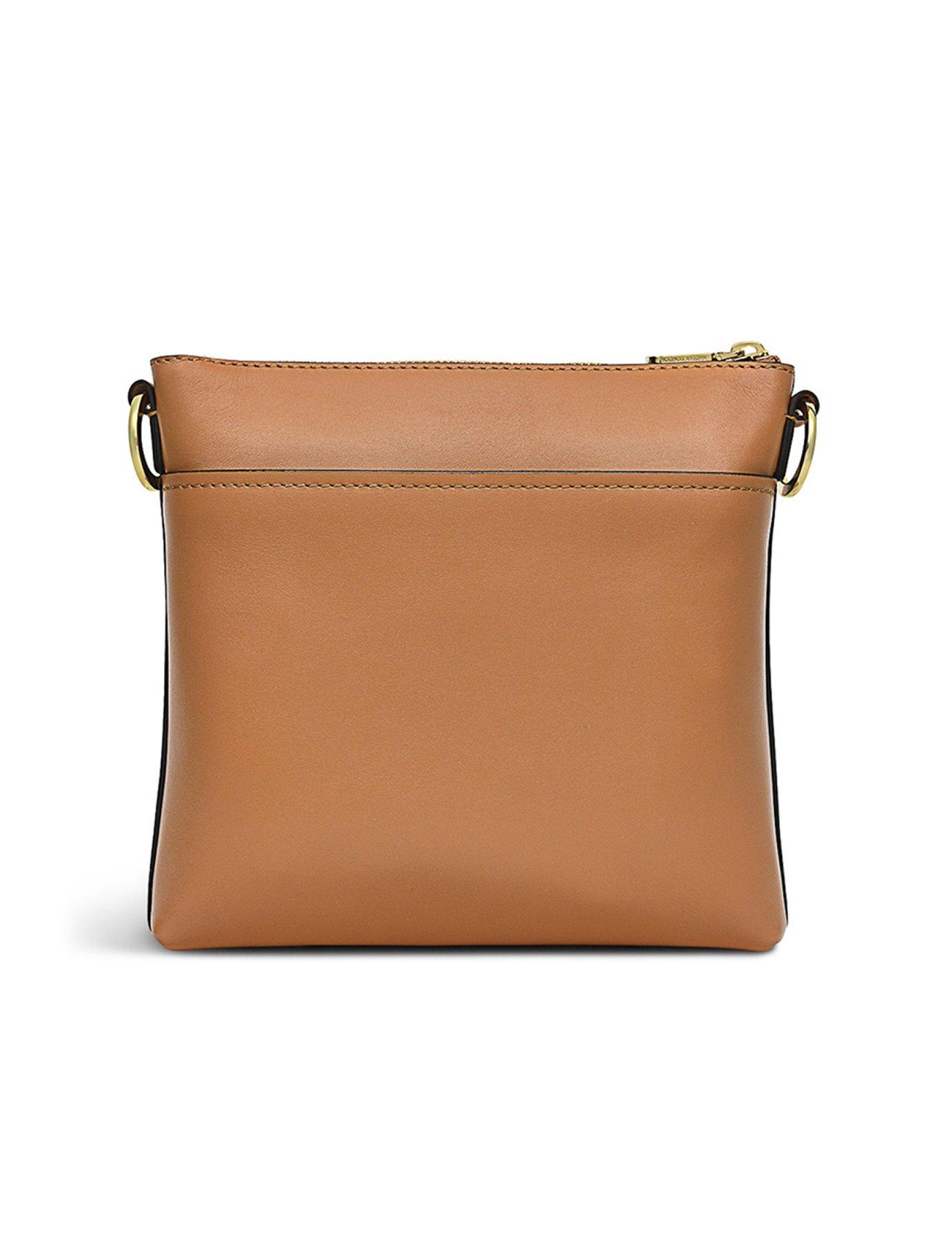 Radley Pockets 2.0 Leather Small Ziptop Crossbody Bag Butterscotch
