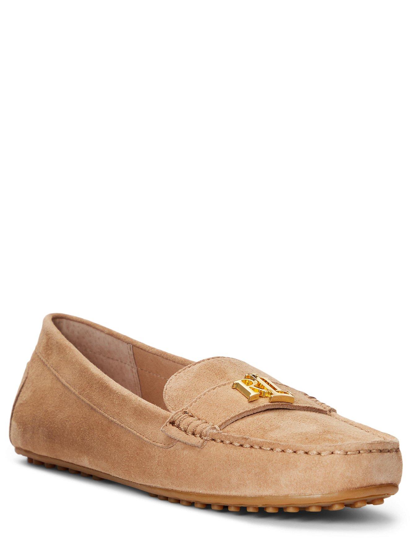 Lauren by Ralph Lauren Barnsbury Suede Loafers - Brown