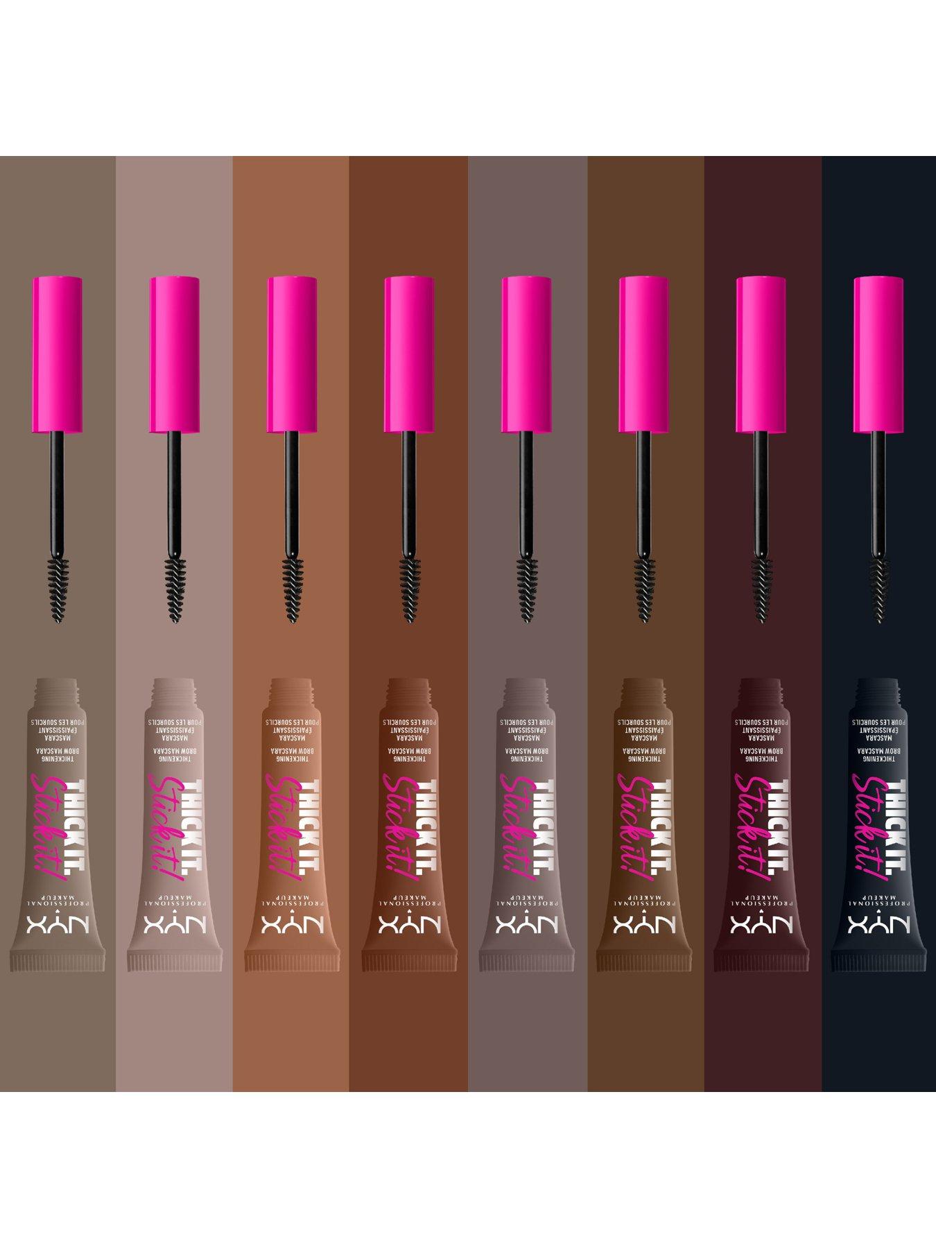 Image 4 of 6 of NYX PROFESSIONAL MAKEUP Thick It. Stick It! Brow Mascara