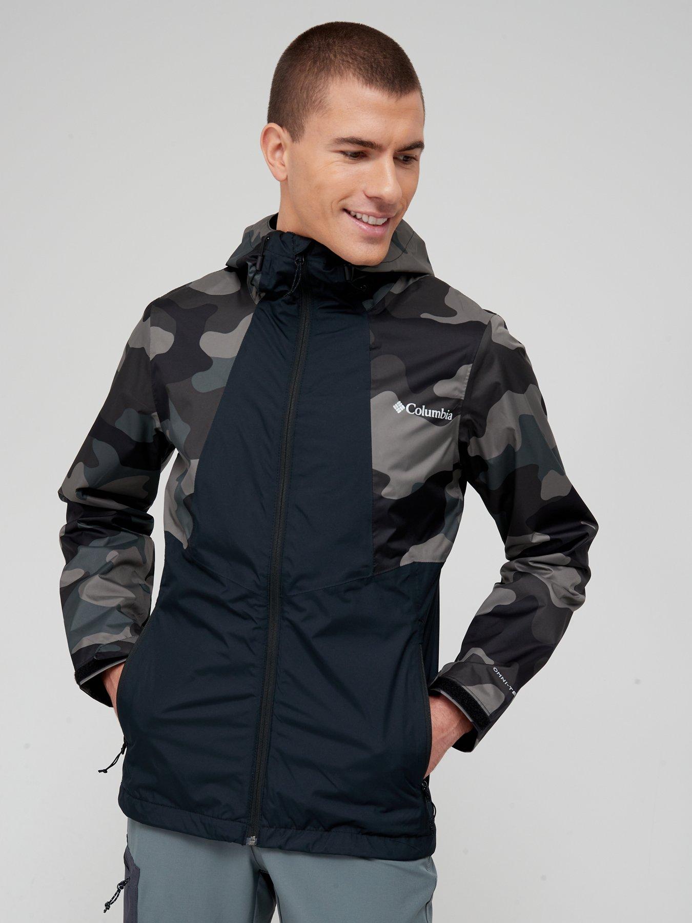 columbia camo rain jacket