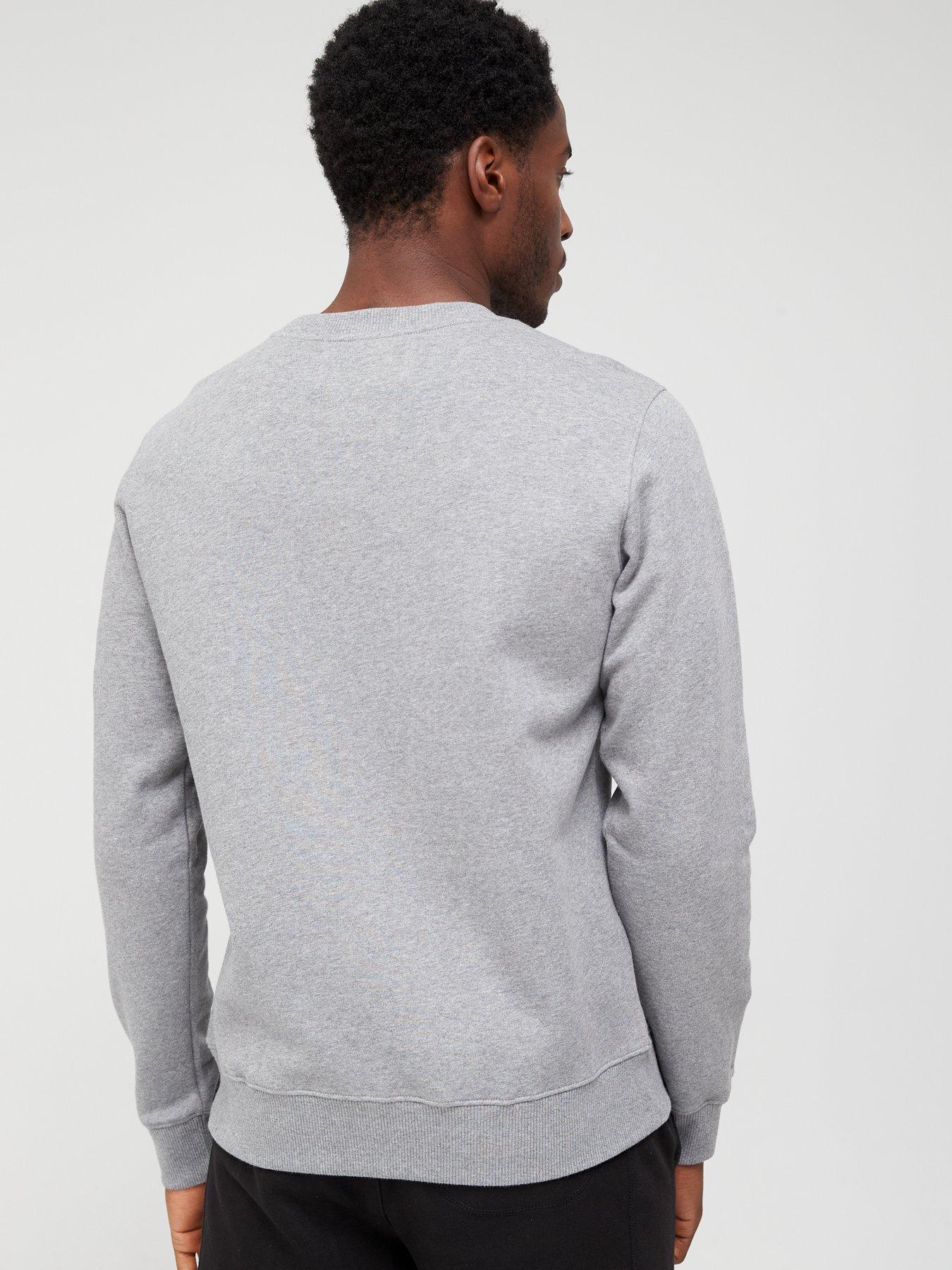 Calvin Klein Jeans Mid Logo Heather Monogram Grey - Sweatshirt