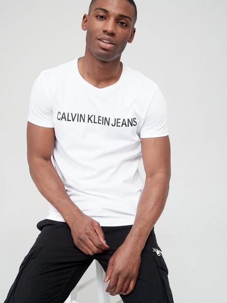 calvin-klein-jeans-institutional-logo-t-shirt-white