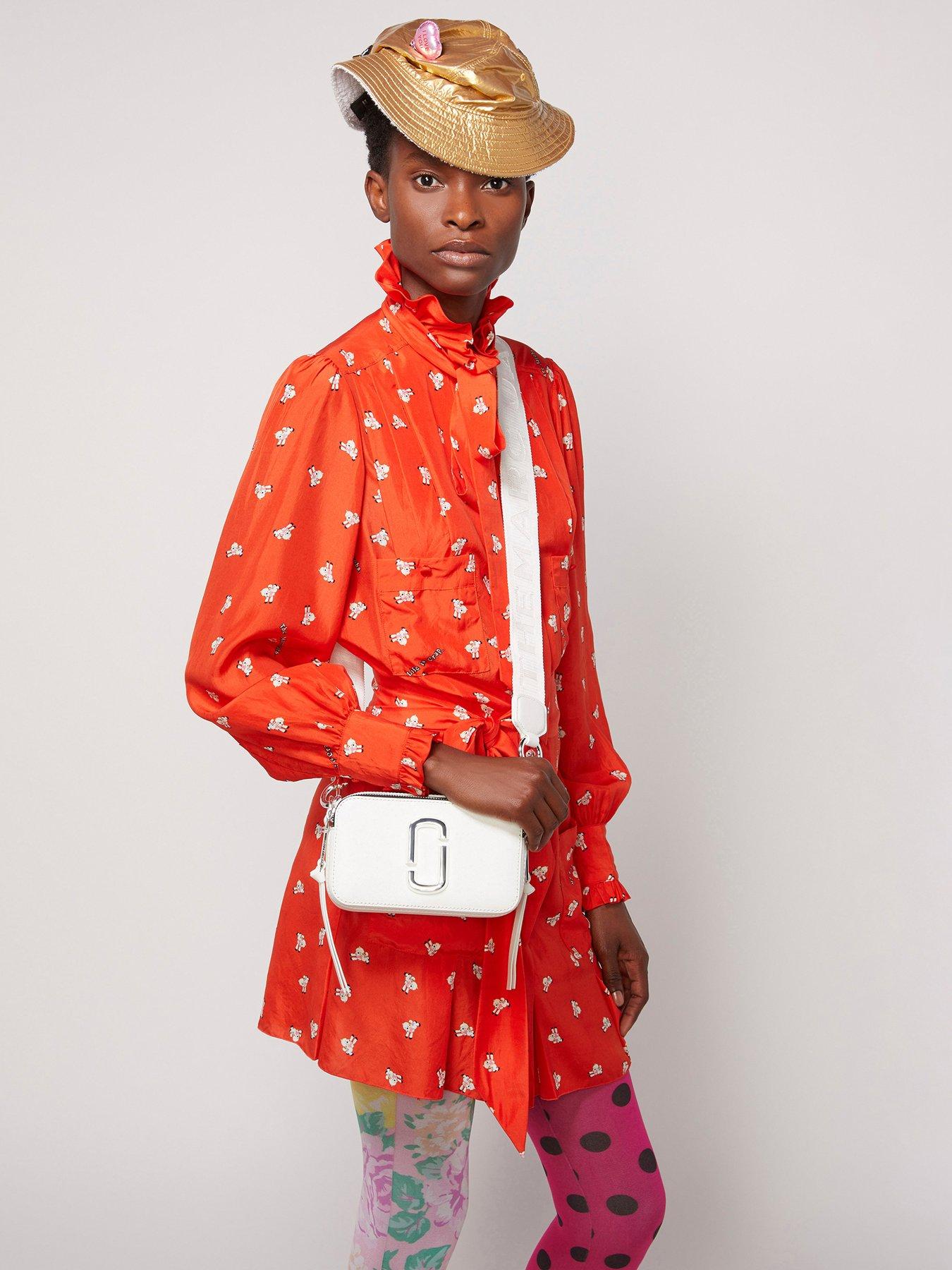 MARC JACOBS The Snapshot Tonal CrossBody Bag White very.co.uk