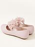  image of monsoon-girls-corsage-bow-ballerina-shoes-pink