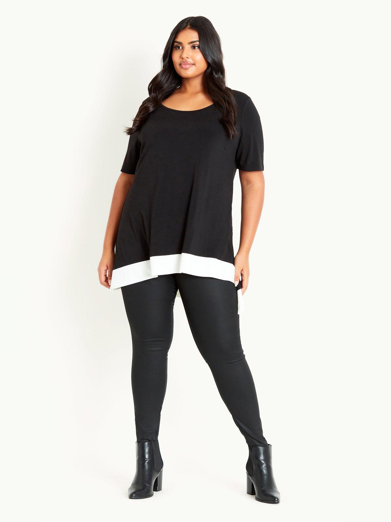 evans plus size tights