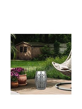 Teamson Home Patio Side Table With Solar-Powered Light