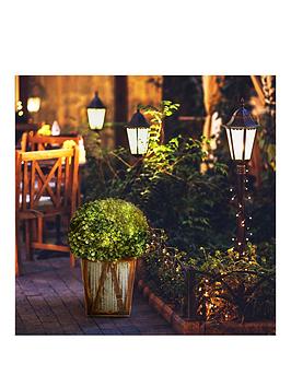 Product photograph of Peaktop Teamson Home Solar-powered Pre-lit Artificial Topiary - Farmhouse from very.co.uk