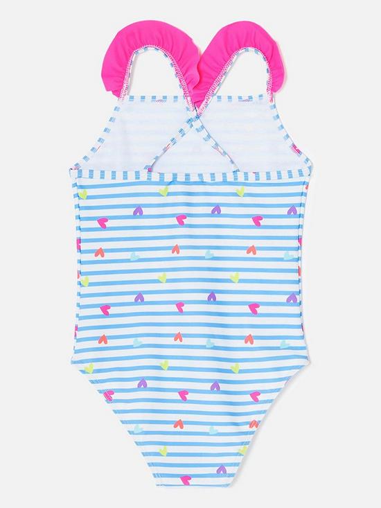 back image of accessorize-girls-heart-print-swimsuit-multi
