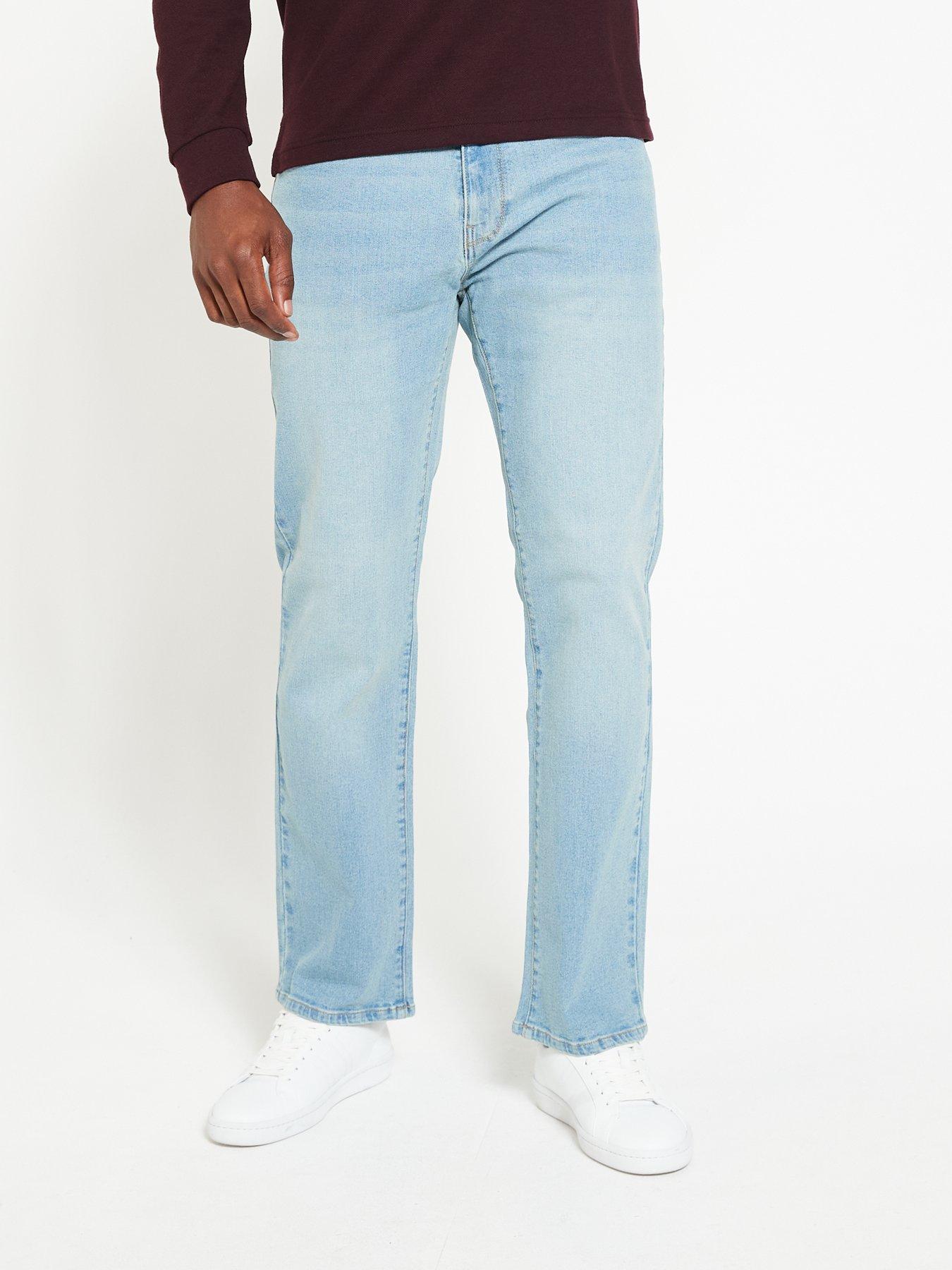 Men's Light Wash Super Skinny Jeans, Men's Sale