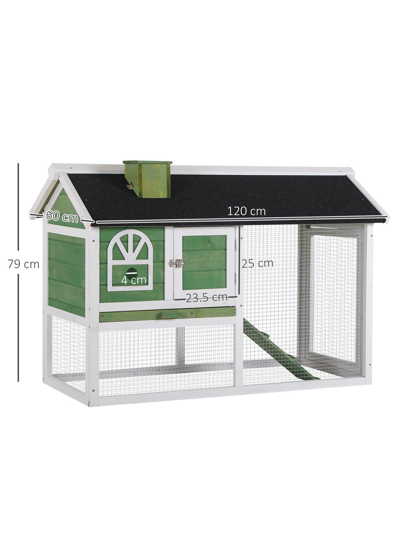 Pawhut 91 deluxe outlet rabbit hutch