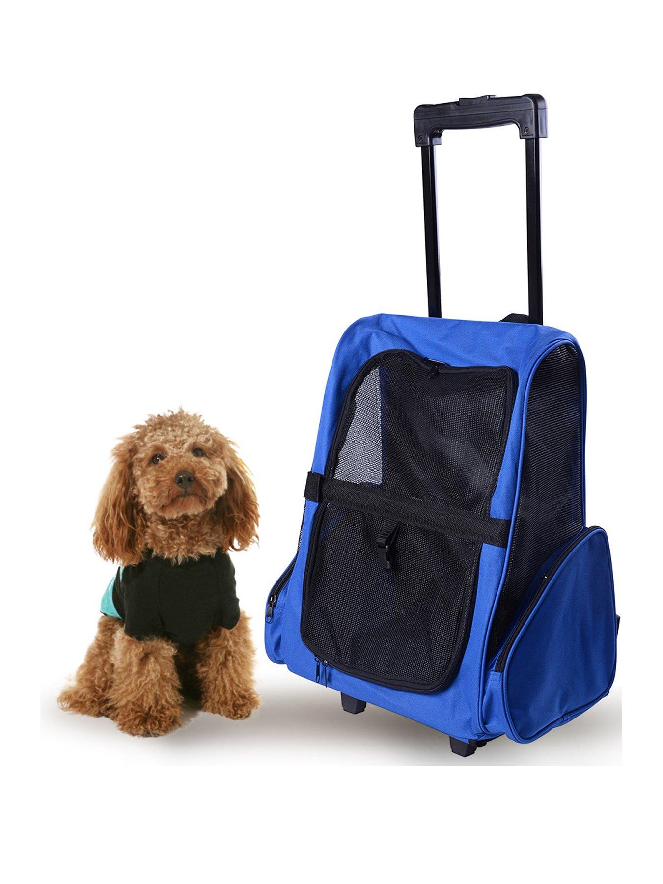 pawhut-travel-backpack-with-trolley