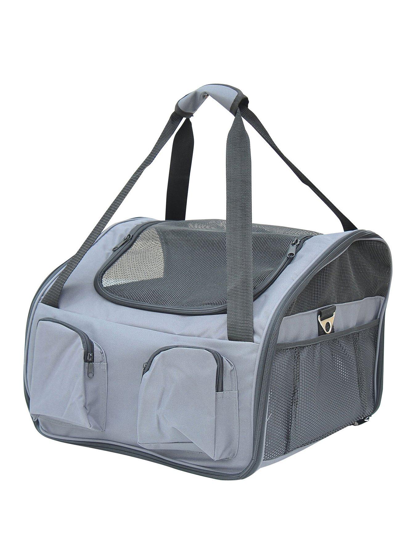 Product photograph of Pawhut 41lx34wx30hcm Pet Carrier Folding Bag from very.co.uk