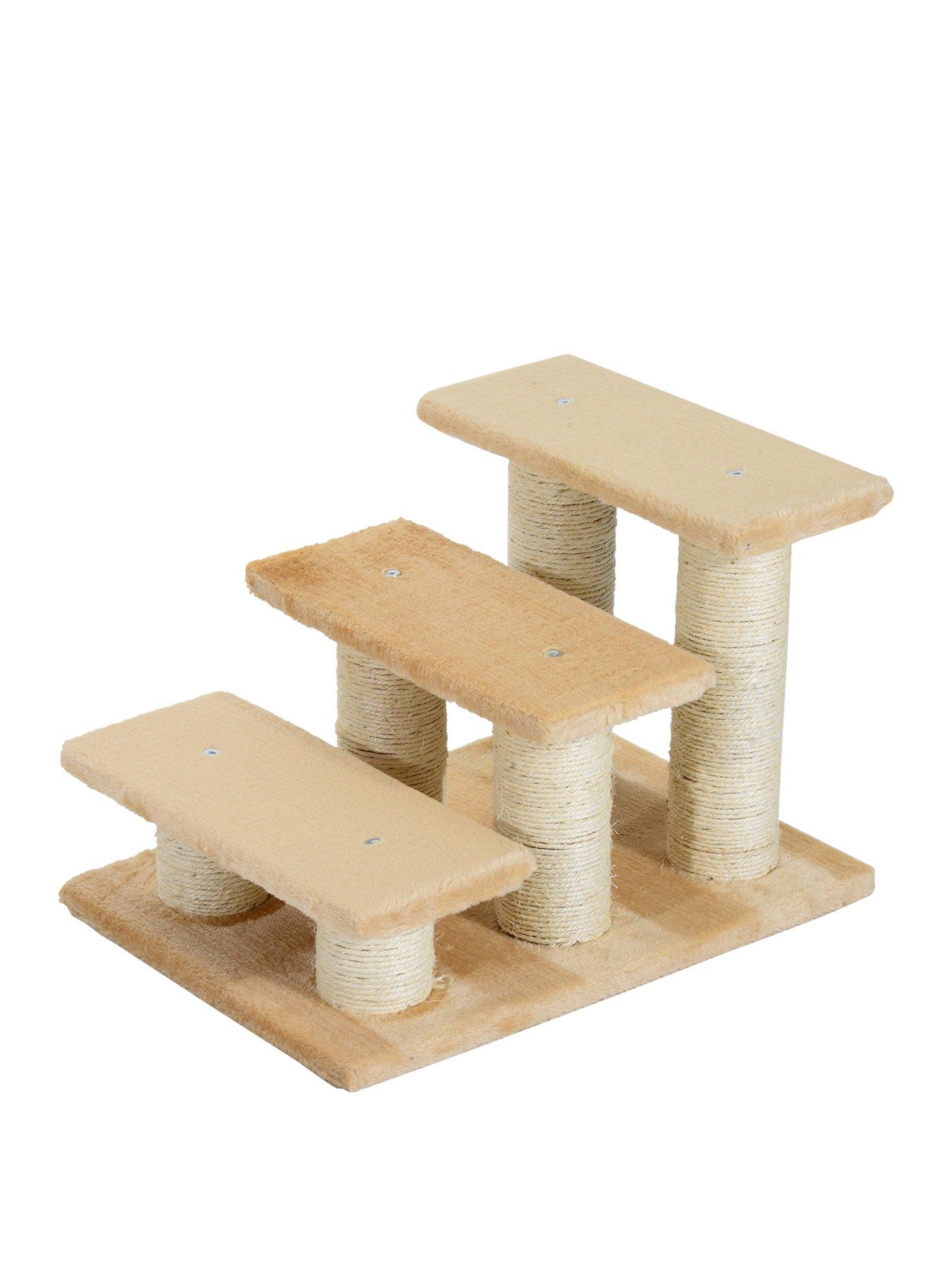 Product photograph of Pawhut Pet Older Animal Easy Climb Stairs from very.co.uk