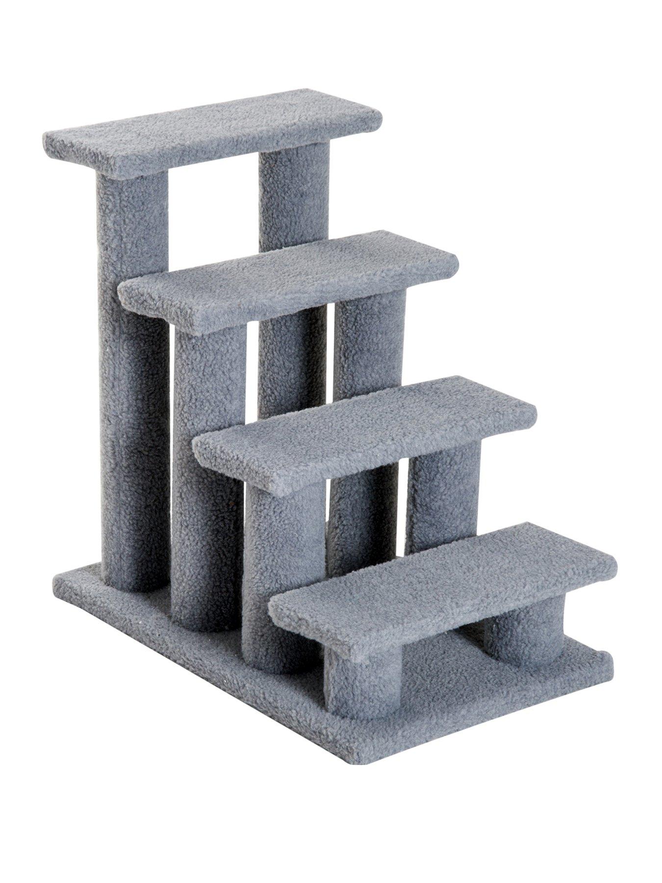 PawHut Pet Stairs 4 Steps 63.5x43x60cm