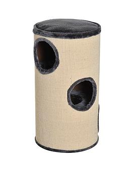 Product photograph of Pawhut Plush Cat Tree 38x70hcm from very.co.uk