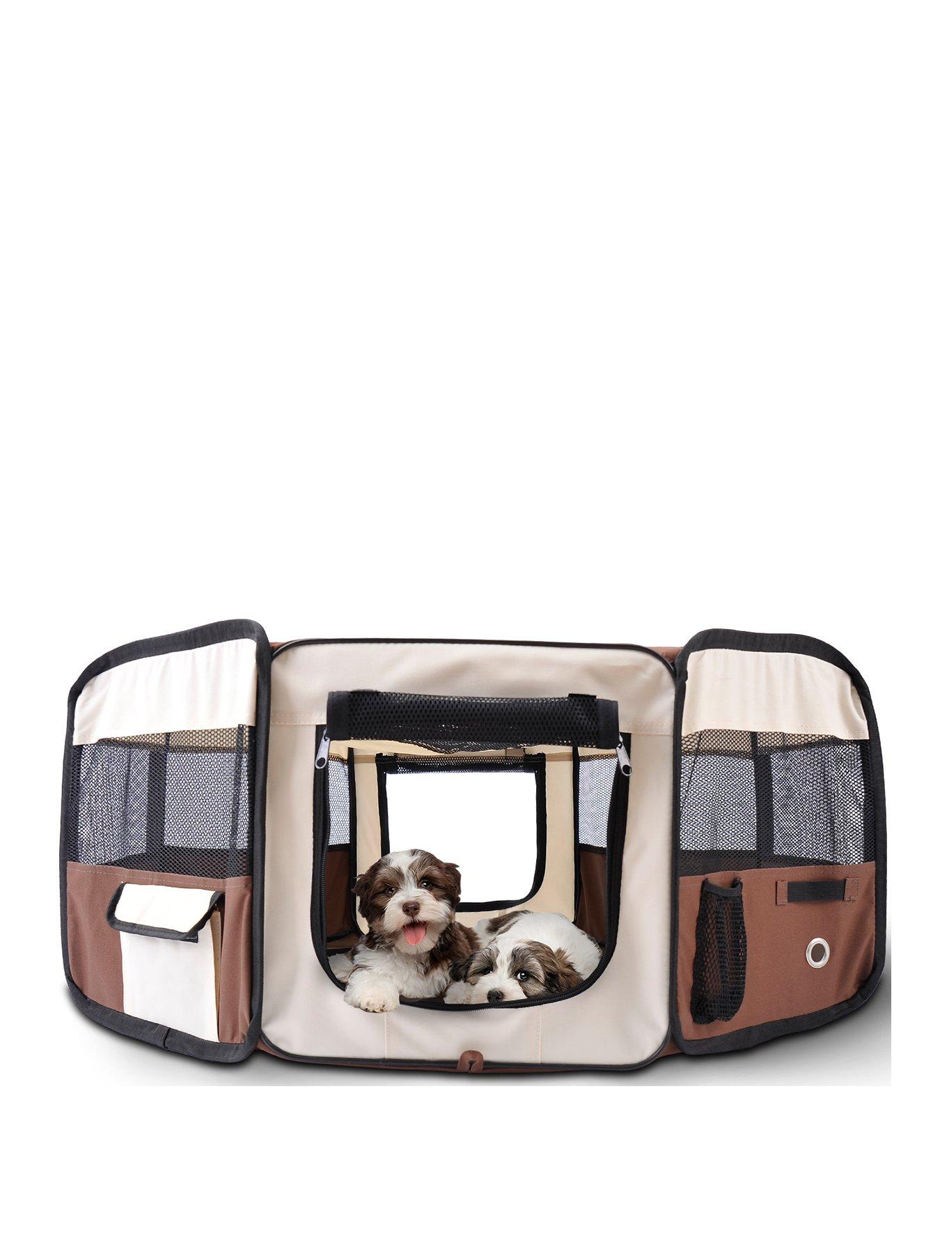 Portable Cat Dog Crate Water Resistant Shade Cover Foldable Dog Case Tent 1122 Sunherry Collapsible Travel Crate for Dogs/Cats/Rabbit 