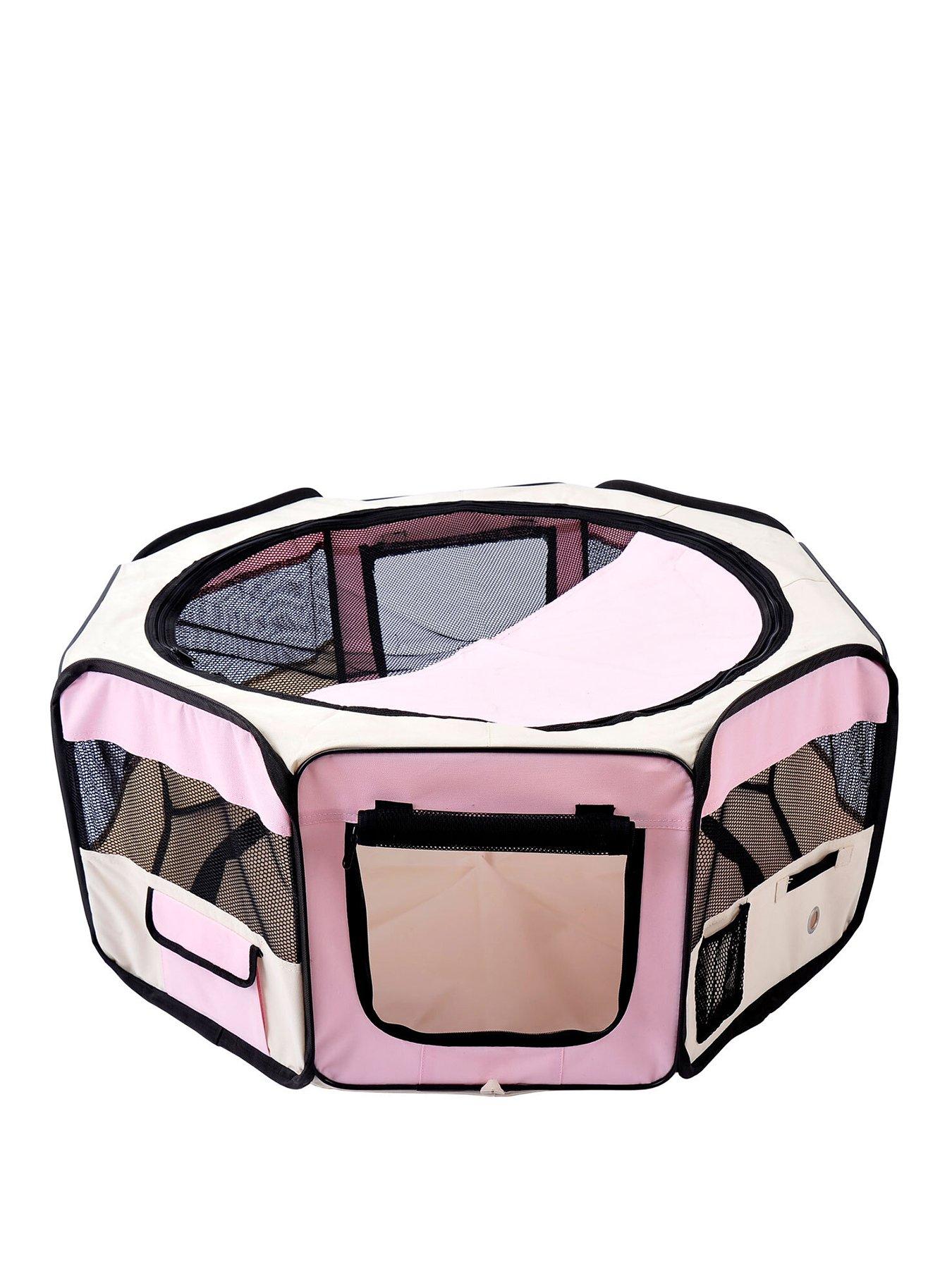 Product photograph of Pawhut Homcom Fabric Pet Dog Playpen 37x37x95 Cm from very.co.uk