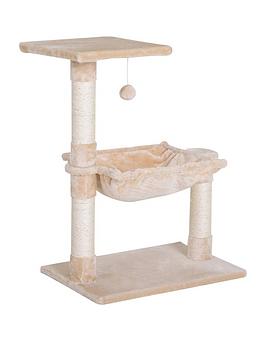Product photograph of Pawhut Cat Tree Hammock Bed from very.co.uk