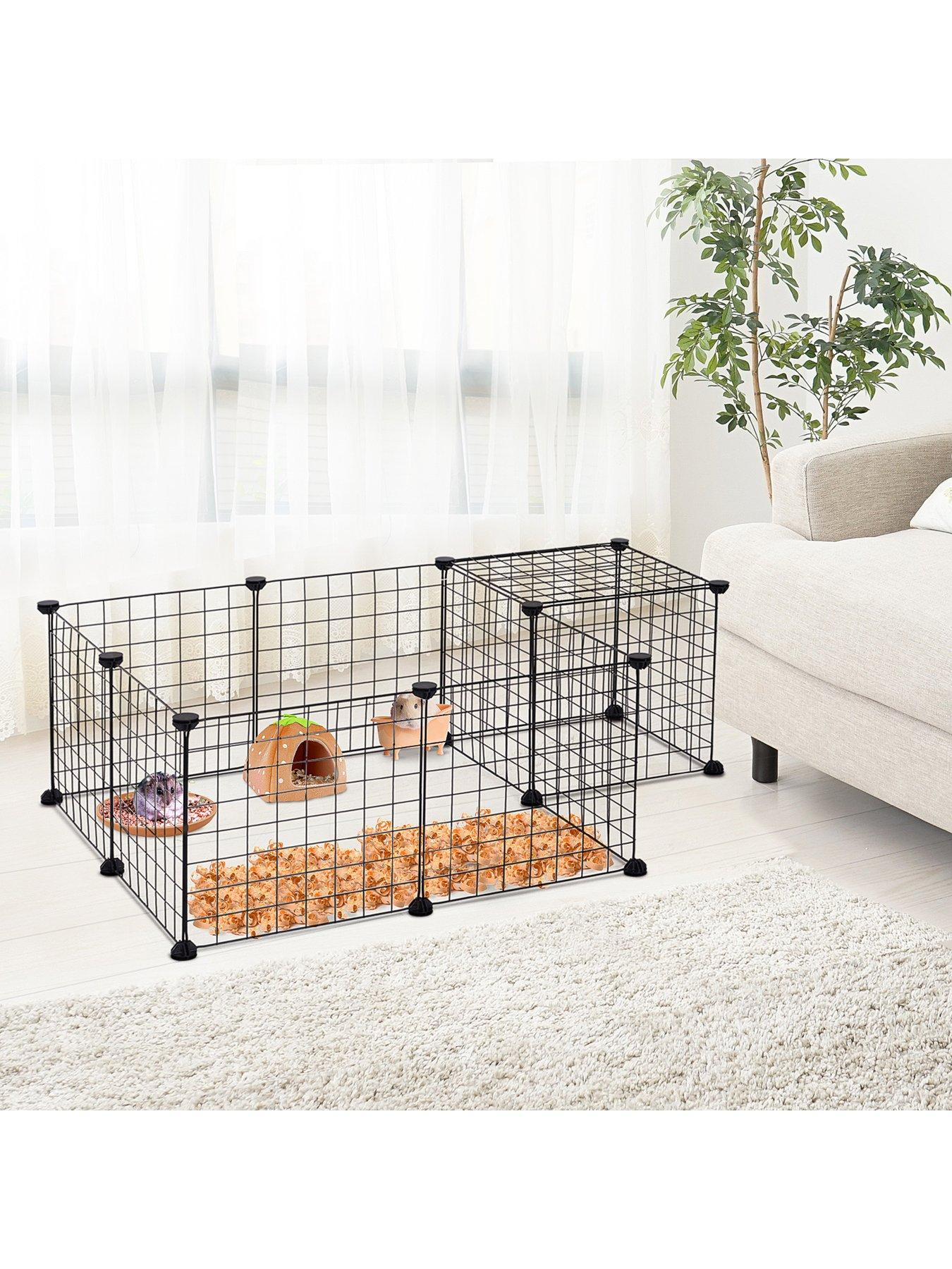Image 2 of 6 of PawHut Modular Pet Playpen 106Lx73Wx36Hcm
