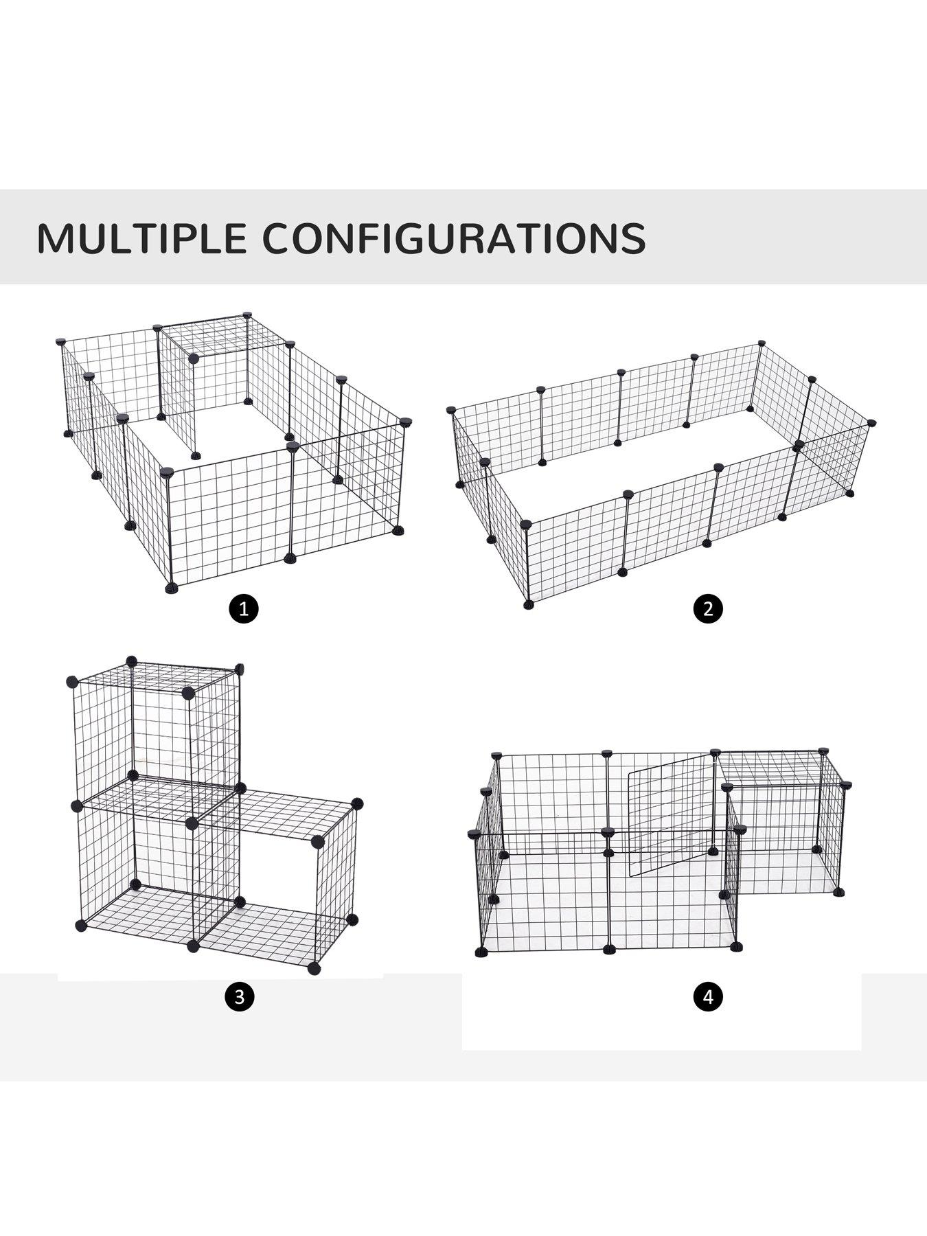 Image 5 of 6 of PawHut Modular Pet Playpen 106Lx73Wx36Hcm