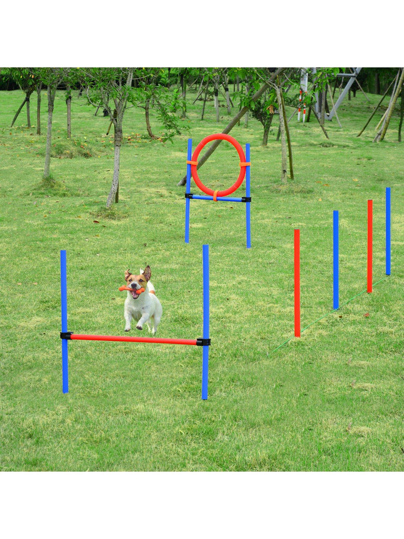 Image 2 of 6 of PawHut Pet Agility Training Puppy Training Adjustable Set