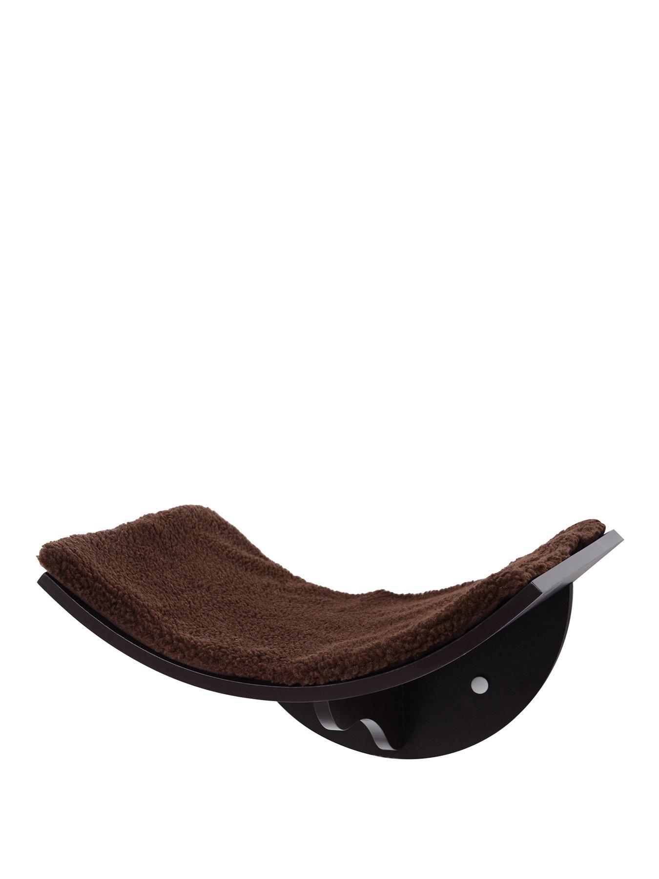 Product photograph of Pawhut Cats Wall-mounted Mdf Shelf Bed from very.co.uk