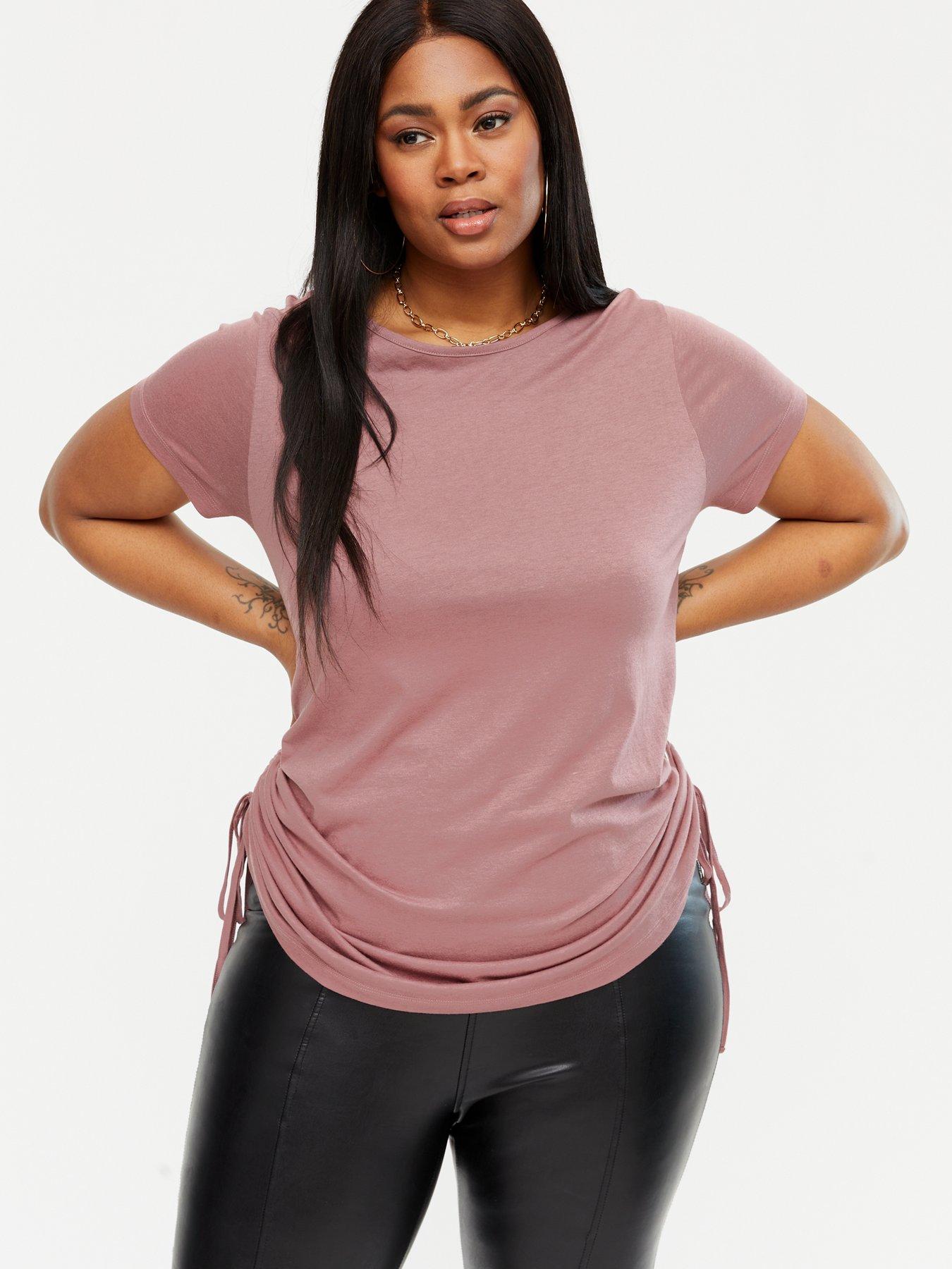 plus size ruched tshirt