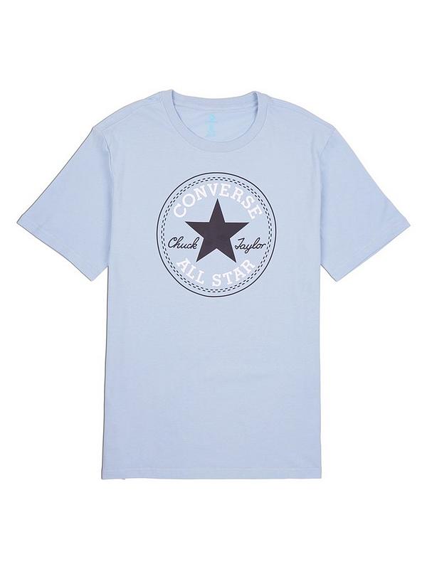 Converse Chuck Taylor All Star Patch Graphic T-Shirt - Light Blue |  