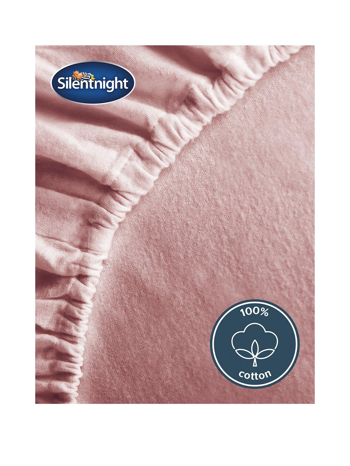 Silentnight Supersoft Brushed Cotton Extra Deep Single Fitted Sheet and