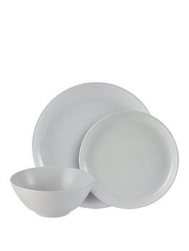 Product photograph of Mason Cash 12 Piece White Dinner Set from very.co.uk