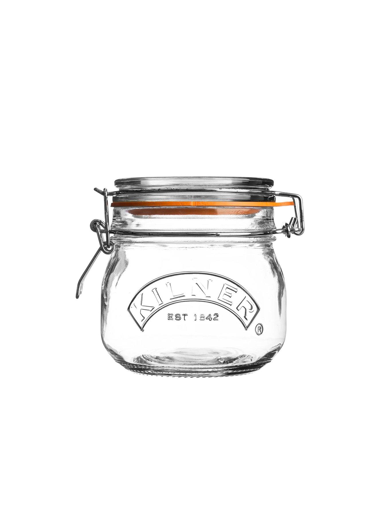 Image 3 of 6 of KILNER Set Of 3 Clip Top Round Jars