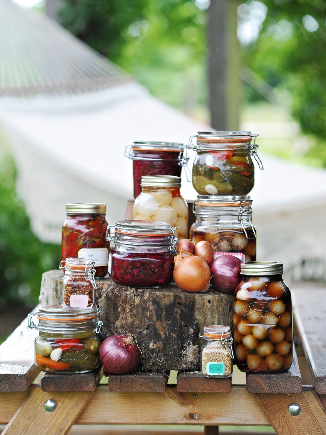 Image 6 of 6 of KILNER Set Of 3 Clip Top Round Jars