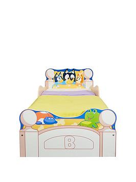 Product photograph of Bluey Kids Toddler Bed With Storage Drawers from very.co.uk