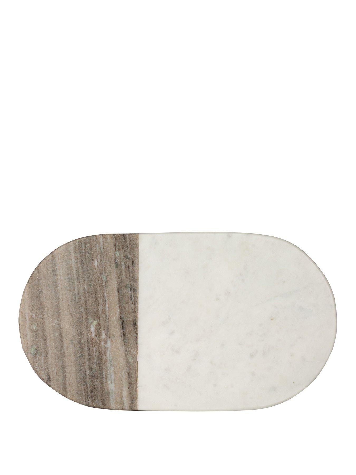 Product photograph of Typhoon Elements Oval Marble Serve Board from very.co.uk