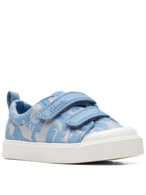 clarks-toddler-city-bright-canvas-plimsoll