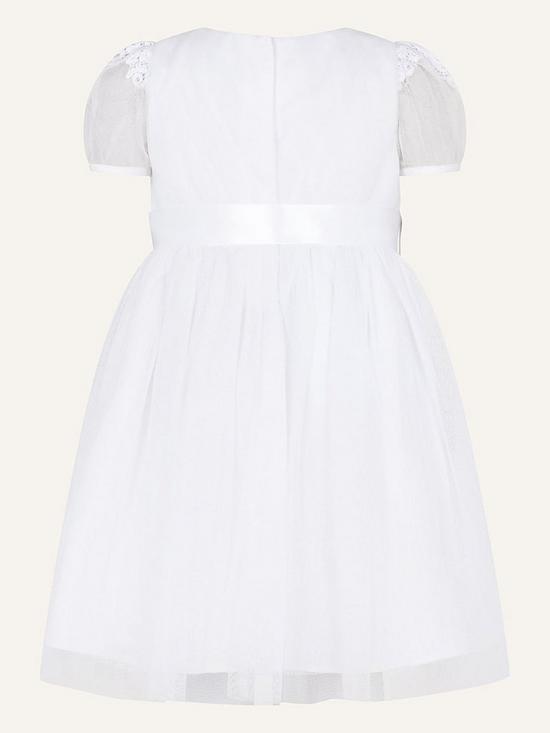 back image of monsoon-baby-girls-nordic-lace-christening-dress-white
