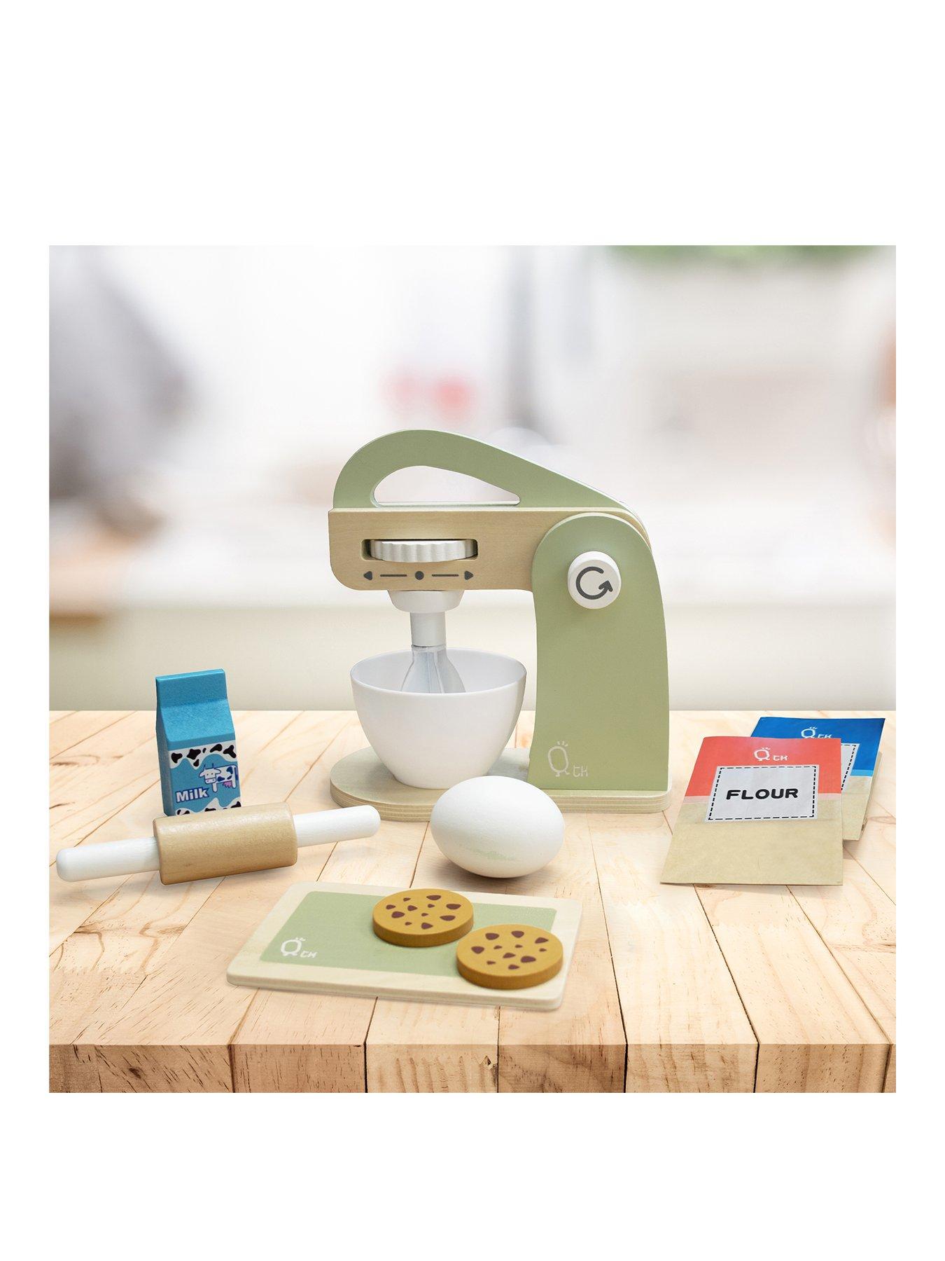 Image 1 of 6 of Teamson Kids Little Chef Frankfurt Wooden Mixer play kitchen accessories - Green