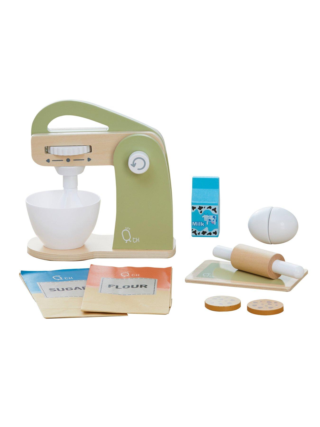 Image 3 of 6 of Teamson Kids Little Chef Frankfurt Wooden Mixer play kitchen accessories - Green