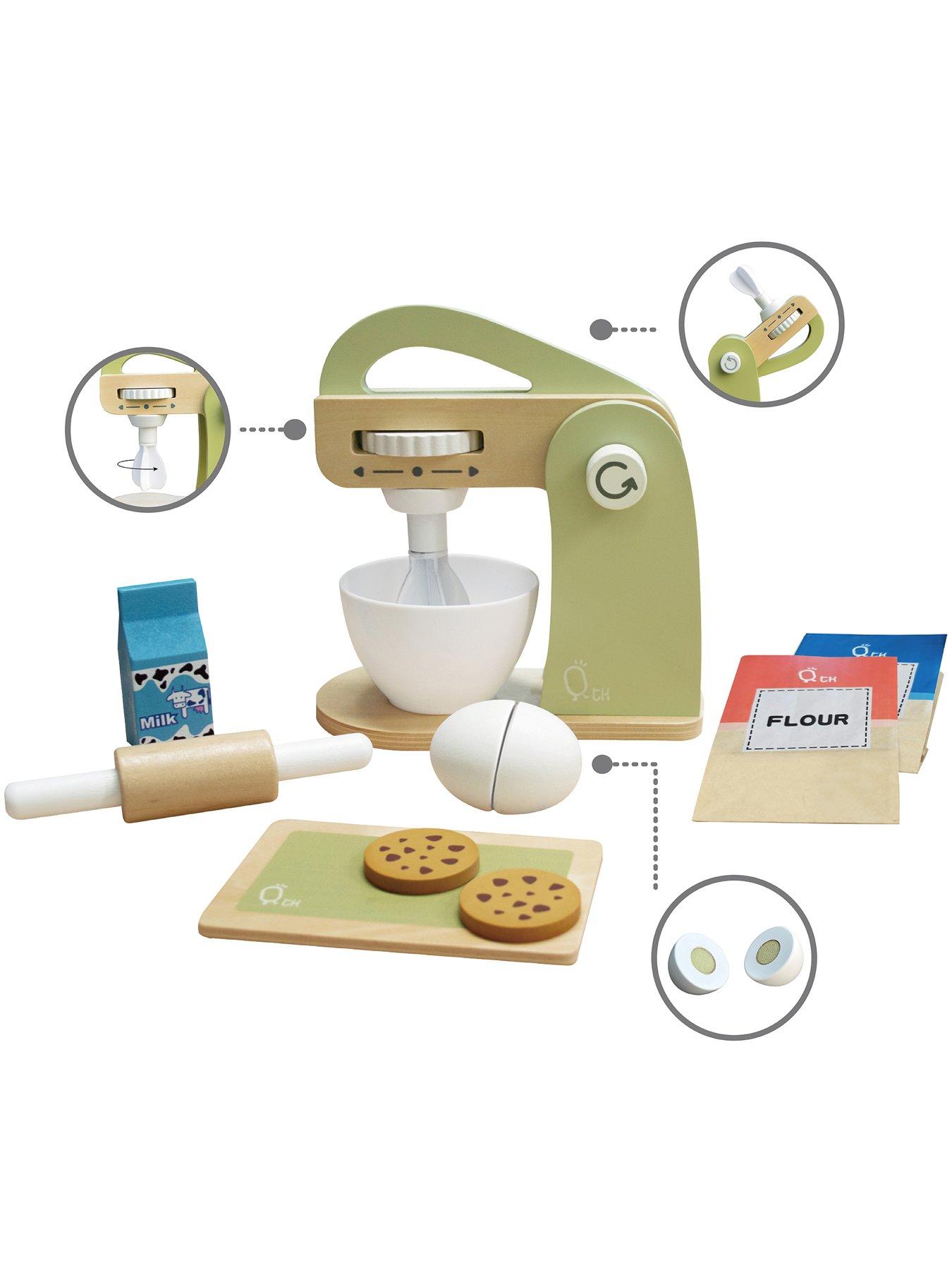 Image 4 of 6 of Teamson Kids Little Chef Frankfurt Wooden Mixer play kitchen accessories - Green