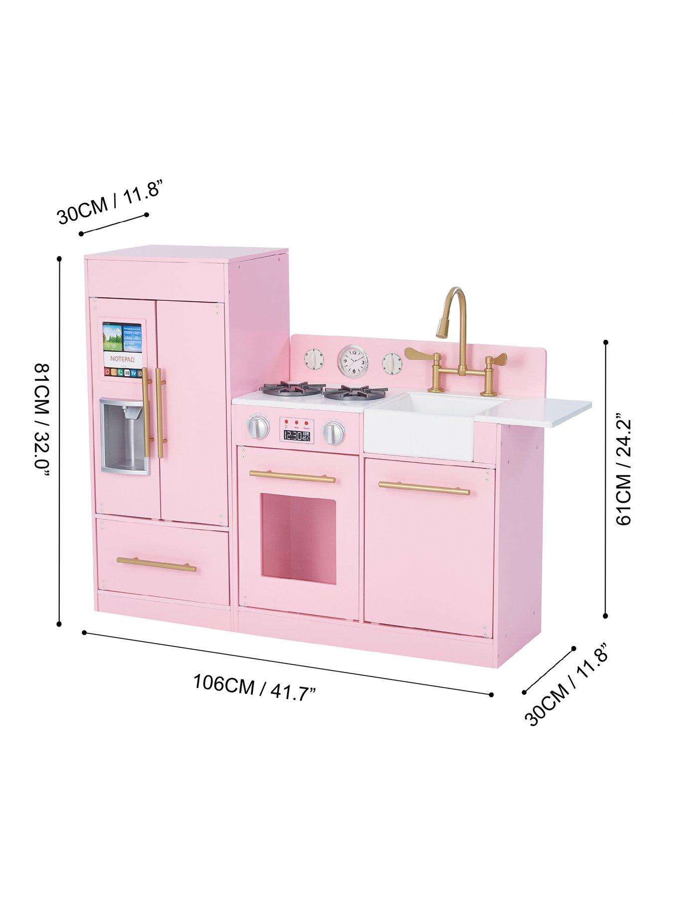 Pink toddler kitchen set deals