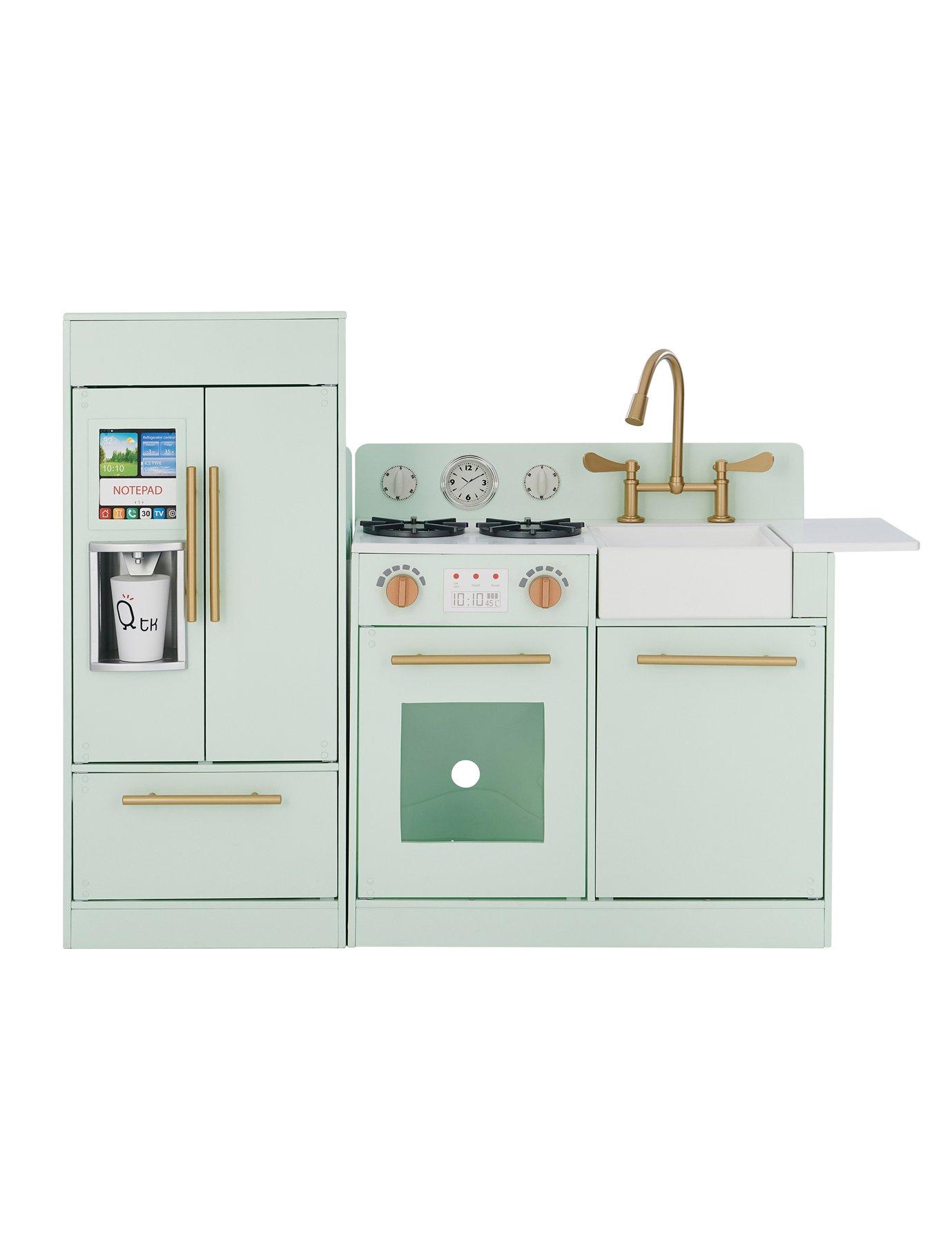 Teamson Kids Little Chef Charlotte Modern Play Kitchen Mint Gold Very