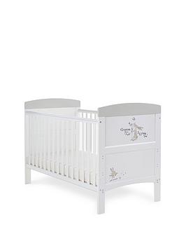 Product photograph of Obaby Guess How Much I Love You Cot Bed- Scribbles from very.co.uk