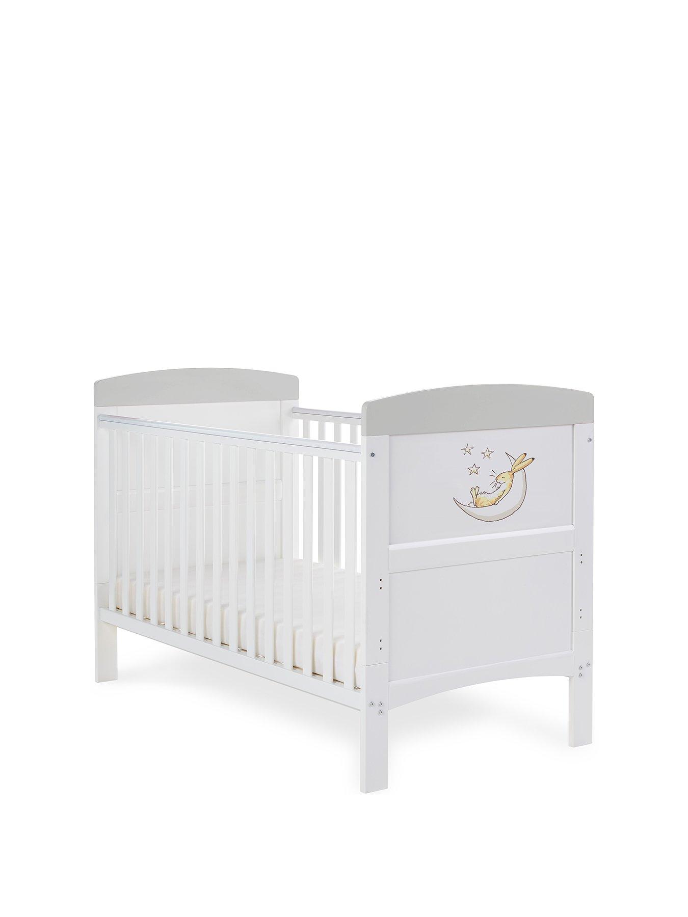 Product photograph of Obaby Guess How Much I Love You Cot Bed- To The Moon Amp Back from very.co.uk