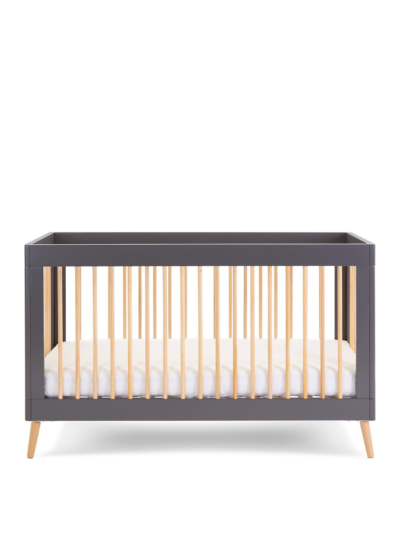 Image 2 of 7 of Obaby Maya Slate Cot Bed