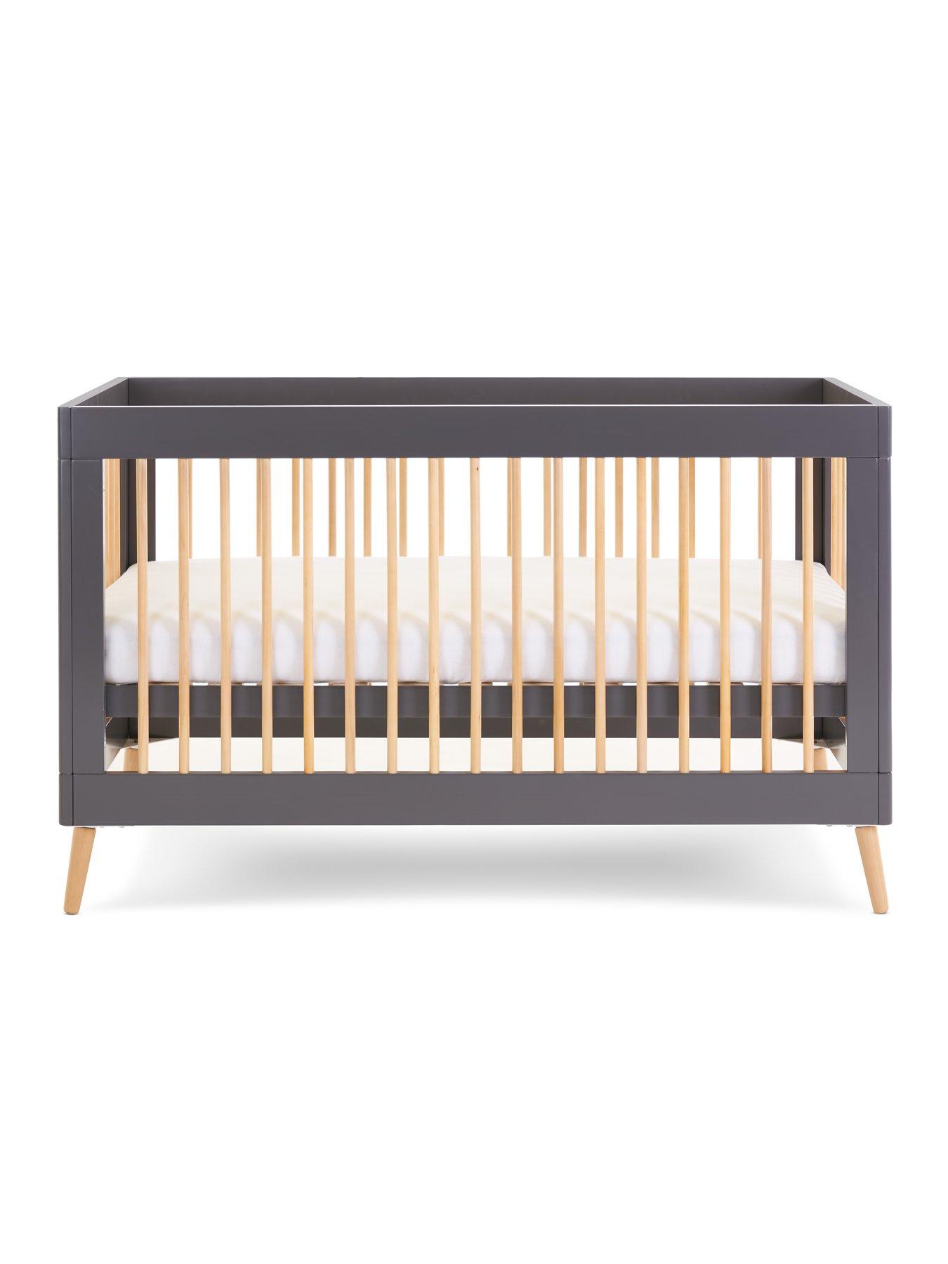 Image 3 of 7 of Obaby Maya Slate Cot Bed