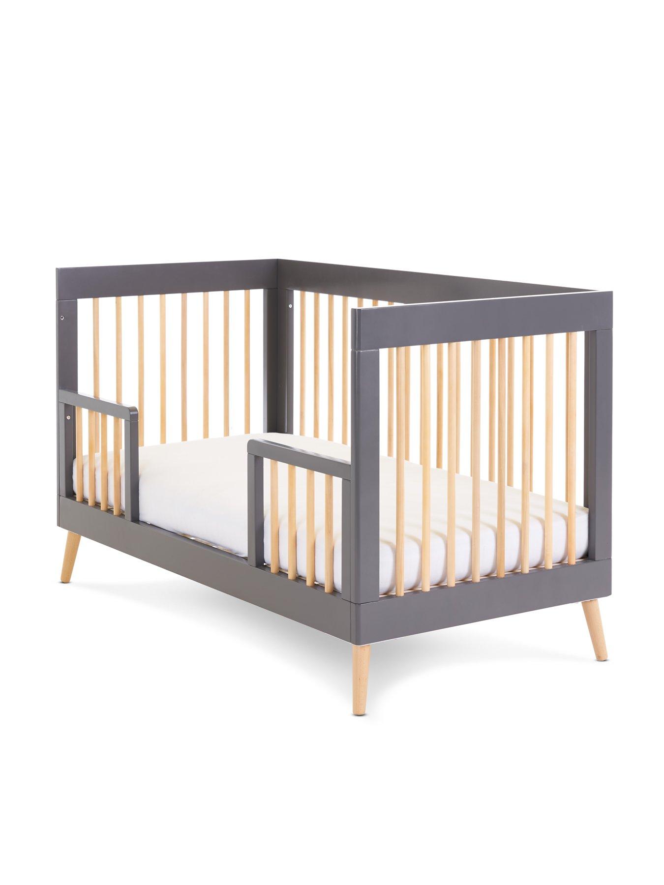 Image 4 of 7 of Obaby Maya Slate Cot Bed
