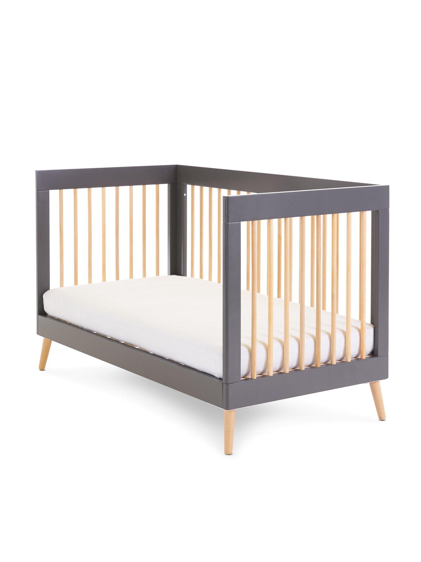 Image 5 of 7 of Obaby Maya Slate Cot Bed