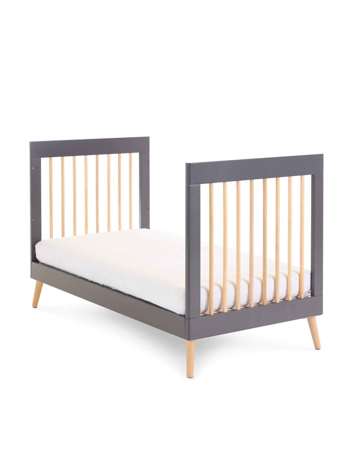 Image 6 of 7 of Obaby Maya Slate Cot Bed