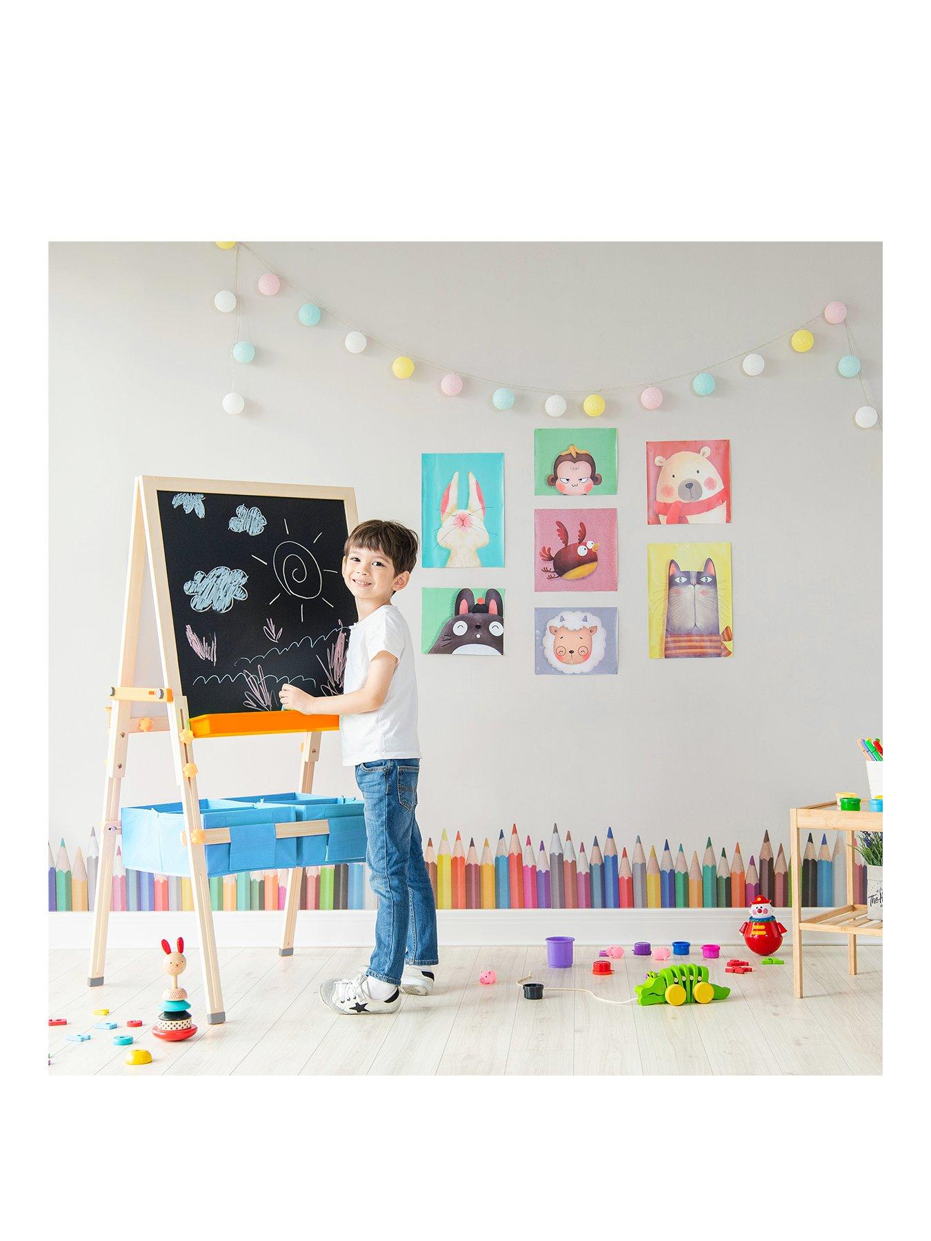 undefined Little Artist Van Gogh Kids Easels - Wood / Blue