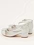  image of monsoon-girls-butterfly-princess-heel-shoes-silver